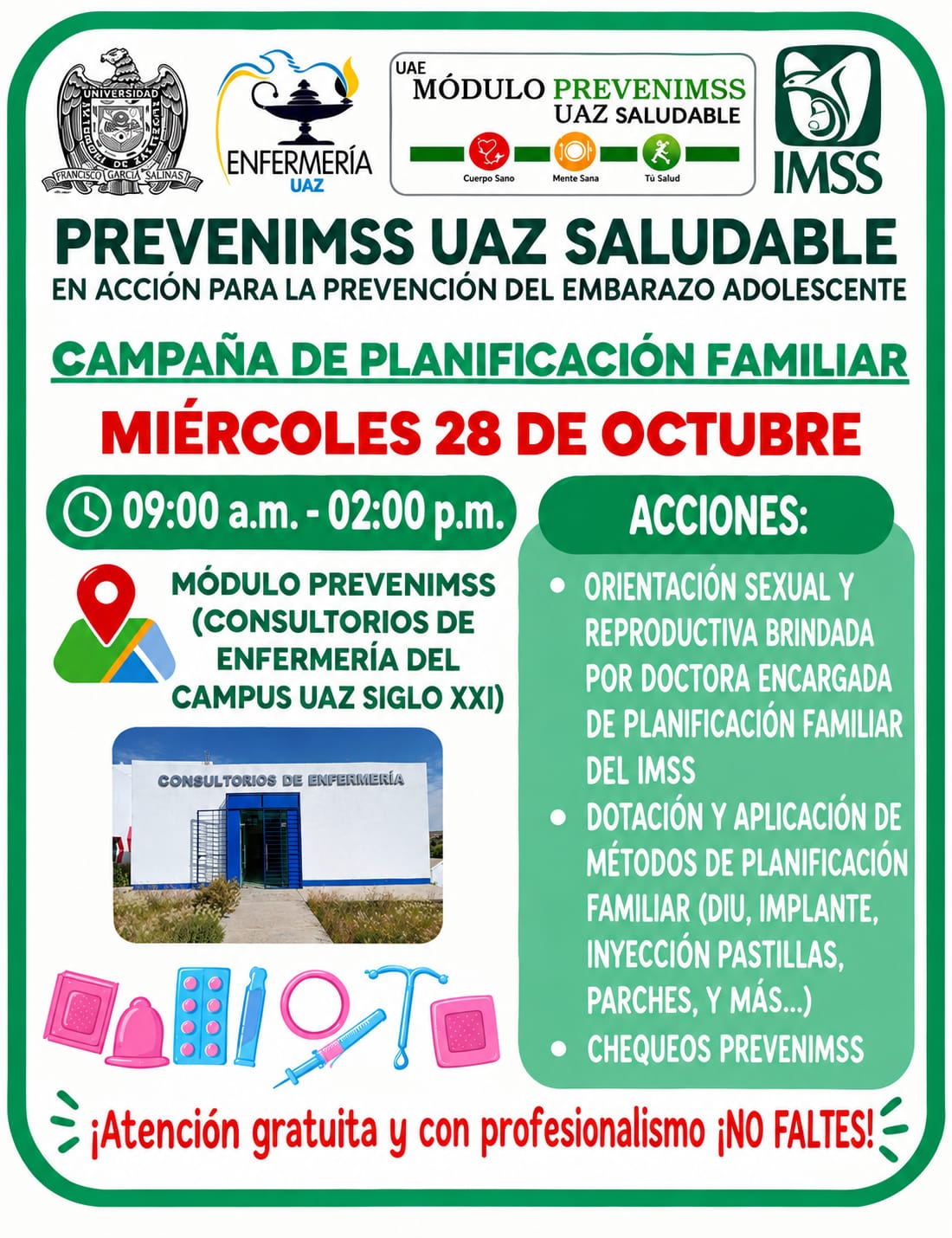 Todos Invitados a la Campaña de Planificación PrevenIMSS